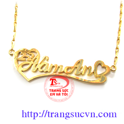 Dây chữ vàng theo yêu cầu