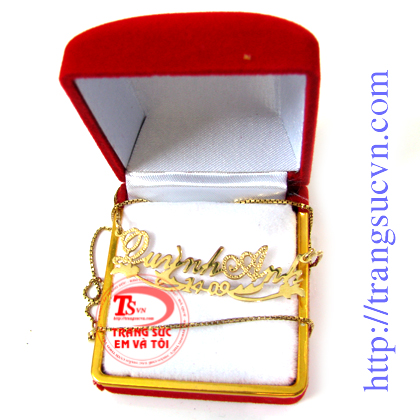 Dây Chuyền Chữ và Số	