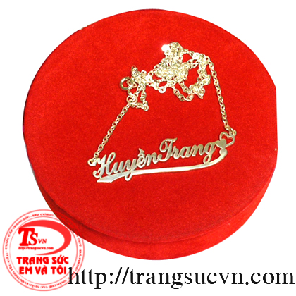 dây chuyền chữ, day chuyen chu- mat day chuyen chư, lac chư, nhan chư, day chu bac ta, day chu