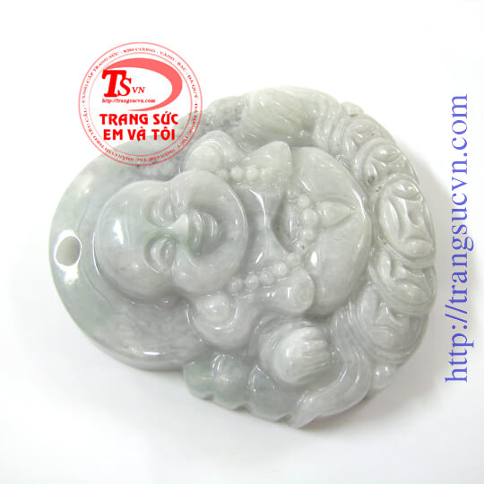 Phật Trắng Ngọc Cẩm Thạch