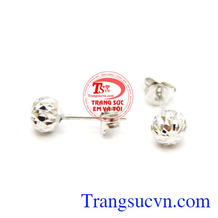 Hoa Tai Đẹp Vàng Trắng Tinh Tế