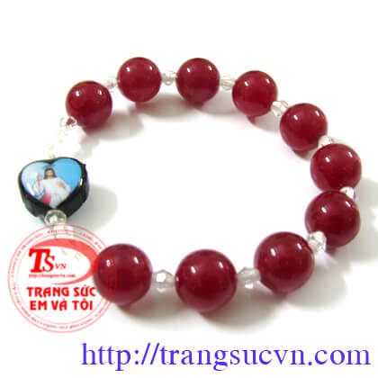 Chuỗi Mân côi đá Canxidon