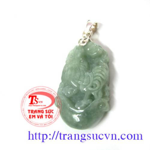 Con Gà Ngọc Cẩm thạch bọc bạc con_ga_ngoc_cam_thach_boc_bac , Con Gà Ngọc Cẩm thạch bọc bạc