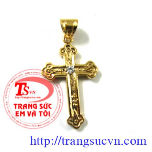 Mặt thánh giá vàng 14k Mặt thánh giá vàng 14k