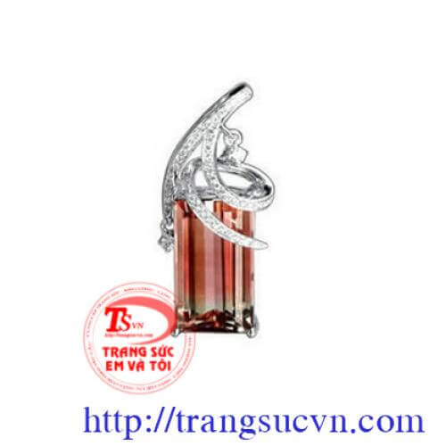 Mặt Tourmaline vàng 18k mat_Tourmaline_vang_18k ;Mặt Tourmaline vàng 18k