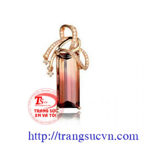 mat_Tourmaline_xanh ;Mặt Tourmaline xanh