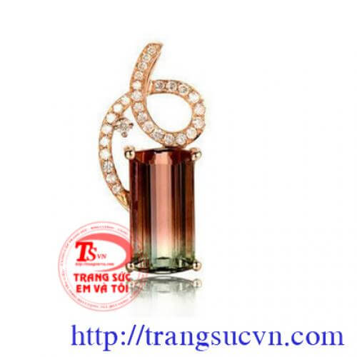 mat_day_chuyen_ Tourmaline ;Mặt dây chuyền Tourmaline