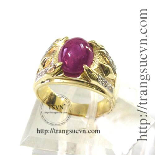 Nhẫn ruby lục yên, nhan ruby luc yen, nhẫn nam hồng ngọc, nhan nam hong ngoc