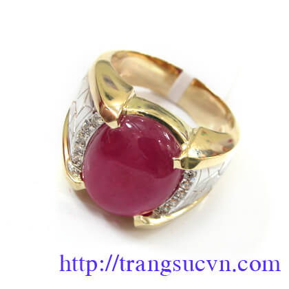 Ruby nhẫn nam, Nhẫn nam Ruby, nhẫn nam vàng phong độ