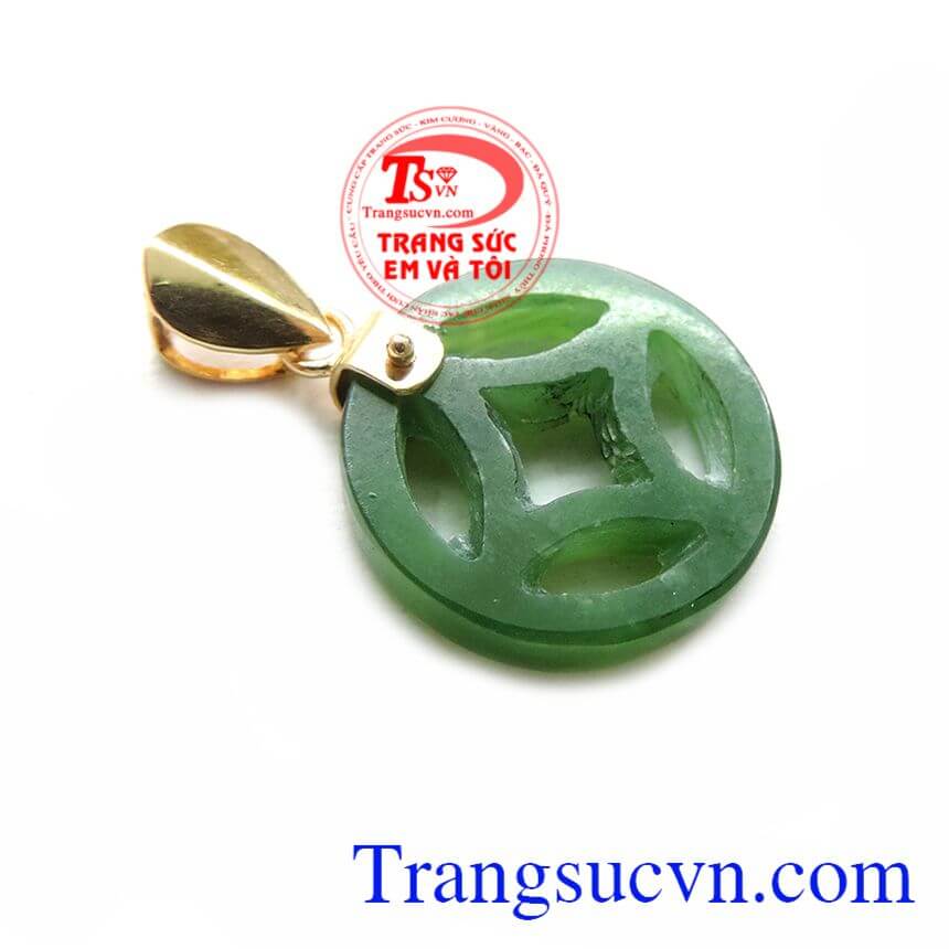 Mặt ngọc hình thoi cá tính, Mặt dây chuyền ngoc, Mặt dây chuyền đẹp