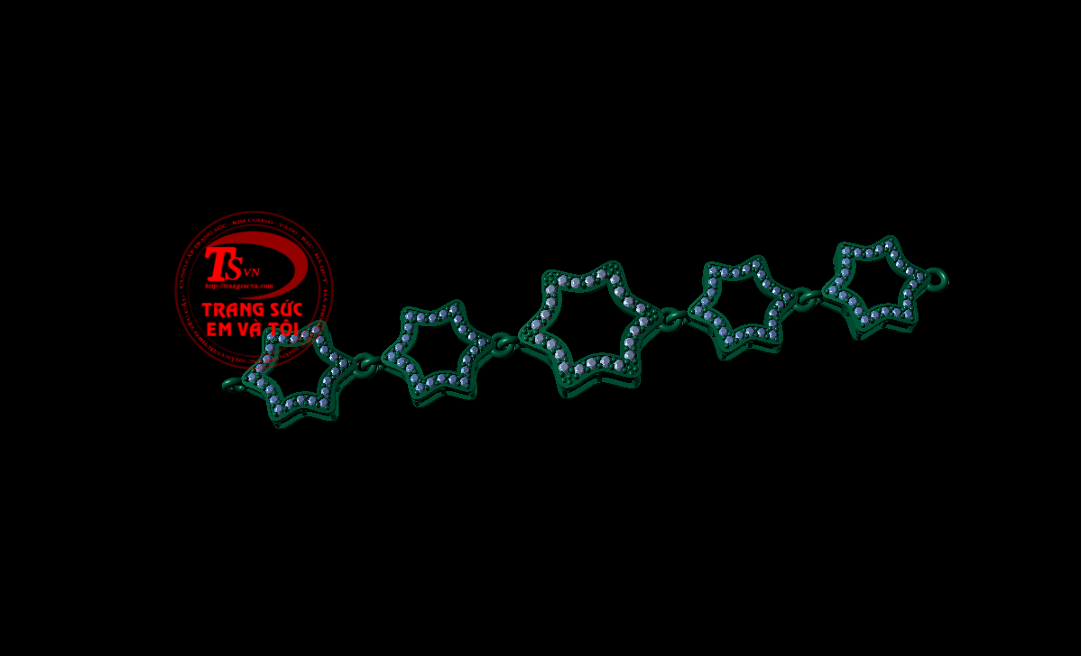 Thietketrangsuc Lắc tay, Thiết kế lắc tay theo yêu cầu. vàng tây gắn đá quý và kim cương