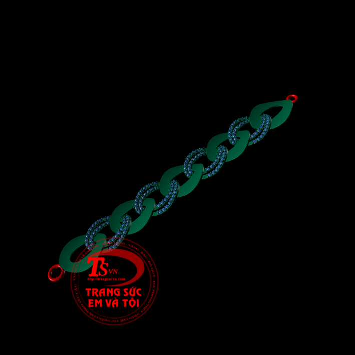 Thietketrangsuc Lắc tay, Thiết kế lắc tay theo yêu cầu. vàng tây gắn đá quý và kim cương