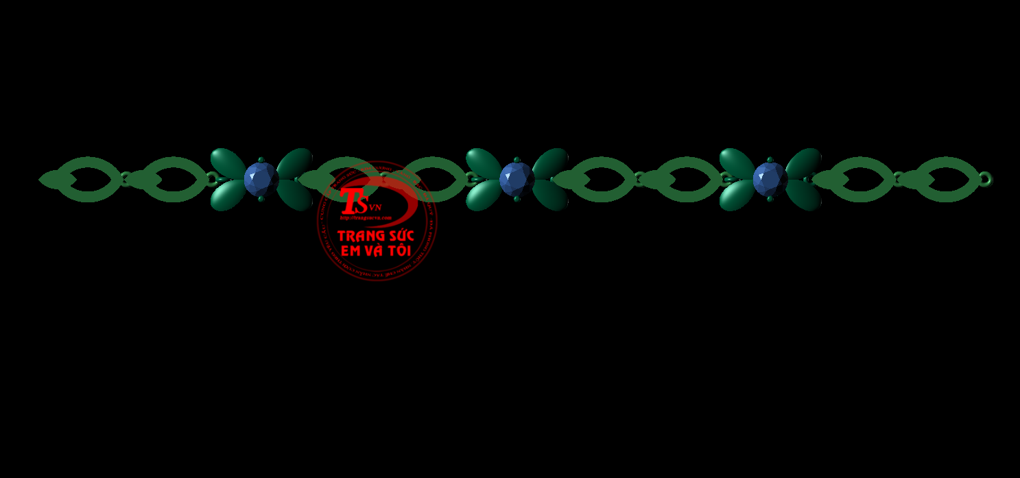 Thietketrangsuc Lắc tay, Thiết kế lắc tay theo yêu cầu. vàng tây gắn đá quý và kim cương