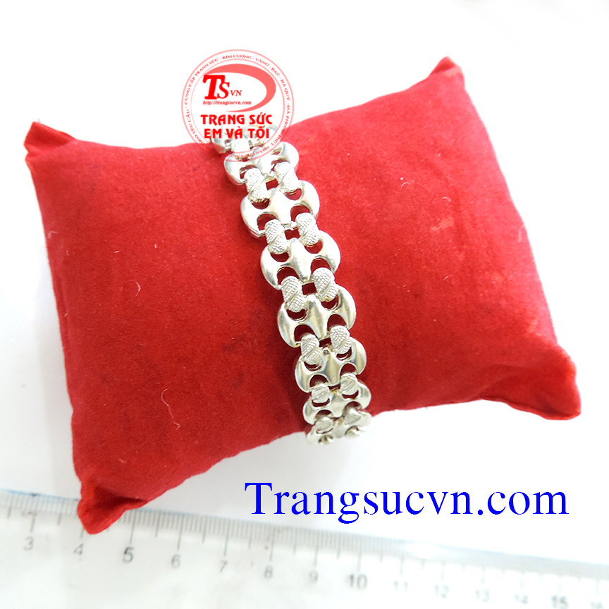 Lắc tay bạc đep,lắc tay nam dep, lac bac y,lac bac 999,lac tay bac sang trong