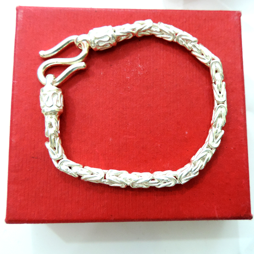 Lắc tay bạc đẹp, lắc tay bac nam