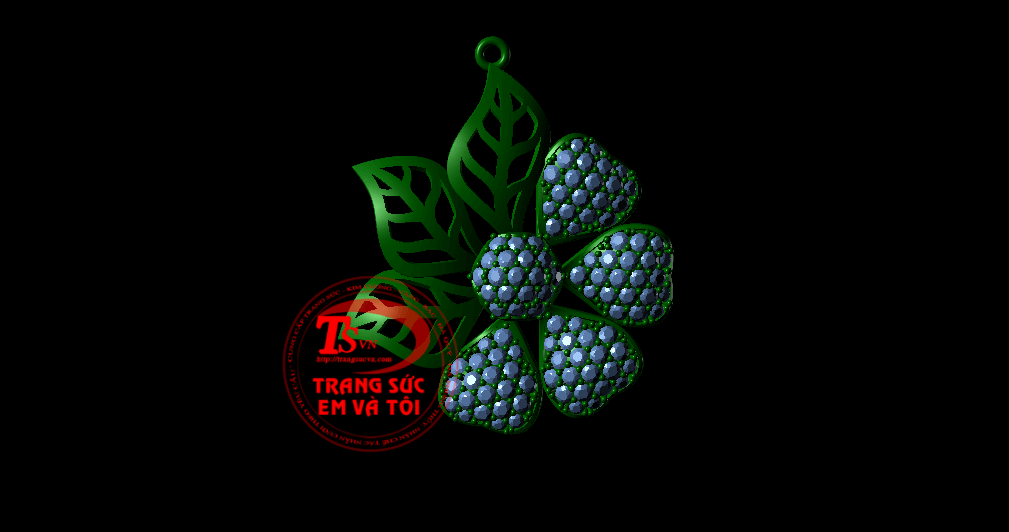 mặt dây chuyền nữ, thiết kế trang sức, theo yêu cầu, Mặt dây chuyền 3d