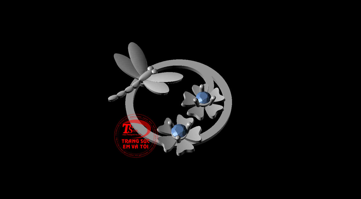 mặt dây chuyền nữ, thiết kế trang sức, theo yêu cầu, Mặt dây chuyền 3d