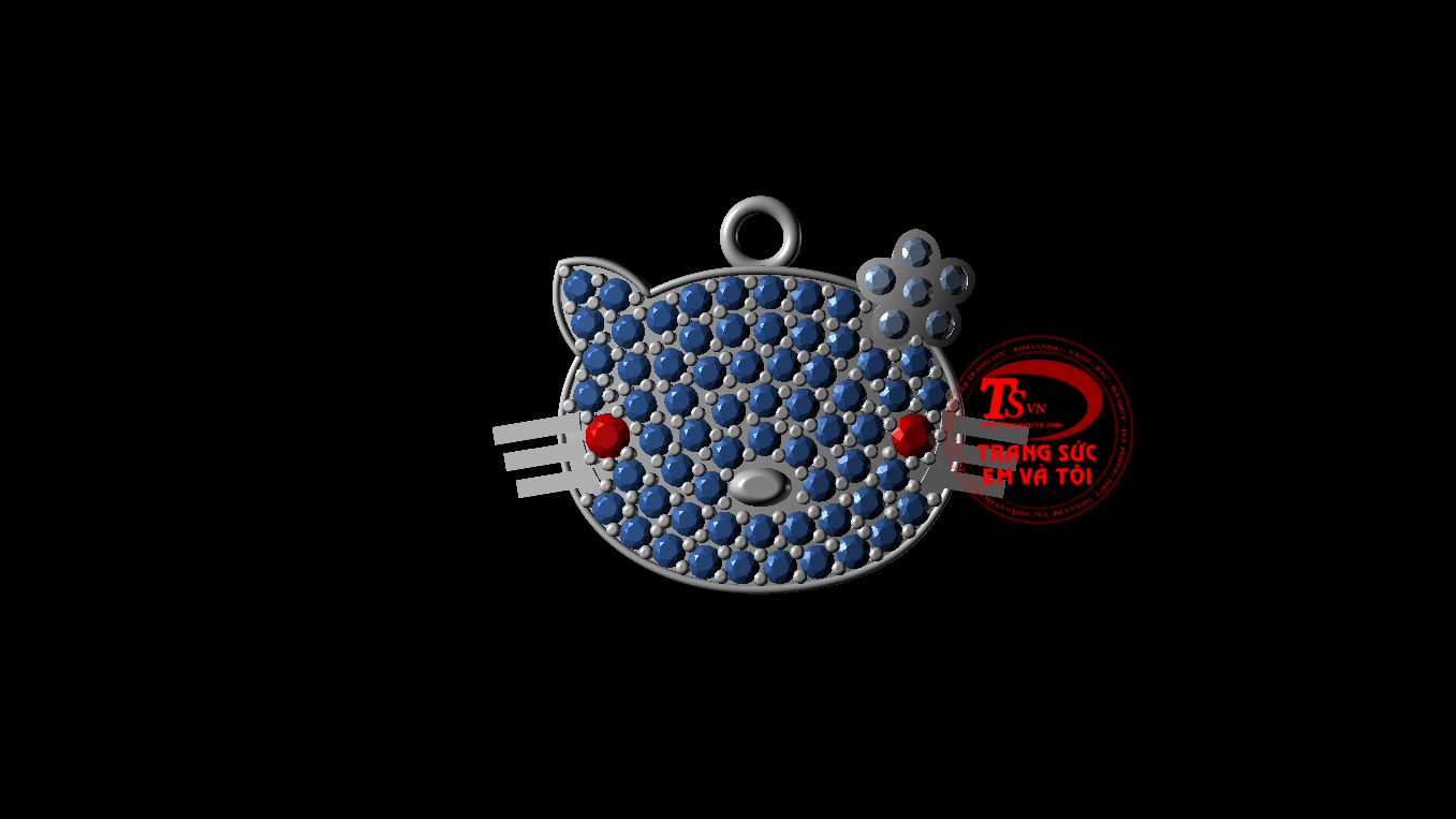 mặt dây chuyền nữ, thiết kế trang sức, theo yêu cầu, Mặt dây chuyền 3d