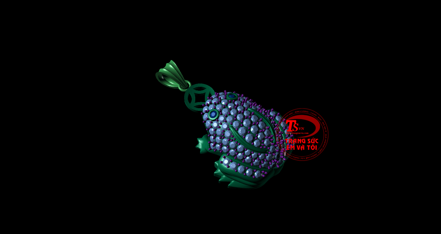 mặt dây chuyền nữ, thiết kế trang sức, theo yêu cầu, Mặt dây chuyền 3d