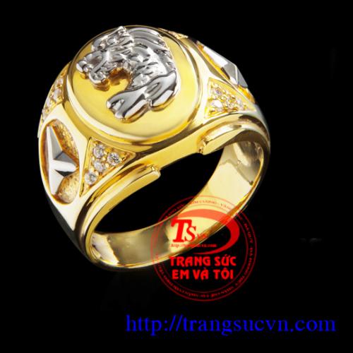 Nhẫn nam đầu rồng, Nhẫn nam vàng tây, nhẫn nam vàng thời trang