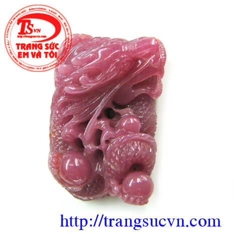 Mặt Long Sapphire Thiên Nhiên,Rong-Sapphire-hong-thien-thien