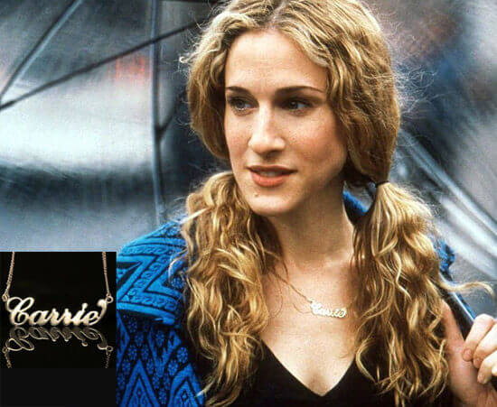 Dây chuyền theo tên, dây chuyền mặt chữ