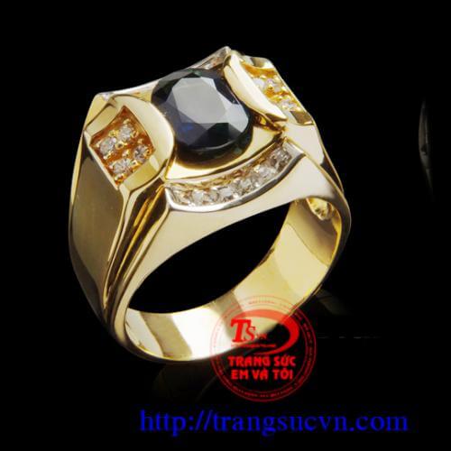 Ring Sapphire for men, Nhẫn nam đẹp, nhẫn nam đá quý thiên nhiên Ring Sapphire for men, Nhẫn nam đẹp, nhẫn nam đá quý thiên nhiên