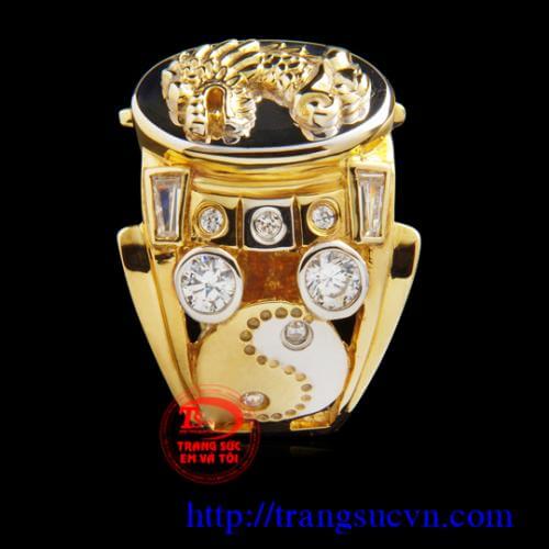 nhan nam vang,nhẫn nam vàng, Nhẫn nam theo mệnh, nhan nam theo menh, vàng tây 18k, gắn đá quý ruby, sapphire, toapz, nhẫn nam vàng tây