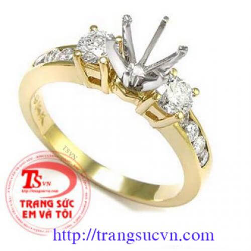 Vỏ nhẫn kim cương thiên nhiên Vo nhan kim cuong