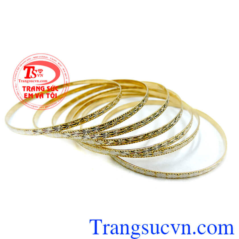 Vòng tuần vàng tây đẹp