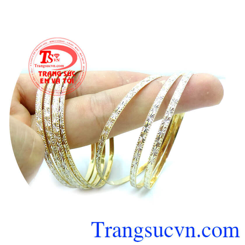 Vòng tuần vàng tây đẹp