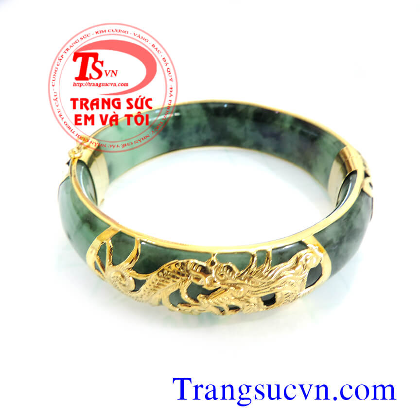 Hình ảnh: Vòng ngọc bọc vàng, vòng cẩm thạch vàng tây, vòng ngọc đẹp,vòng cẩm thạch đá quý, vong ngoc boc rong,vòng ngọc bọc rồng, https://trangsucvn.com