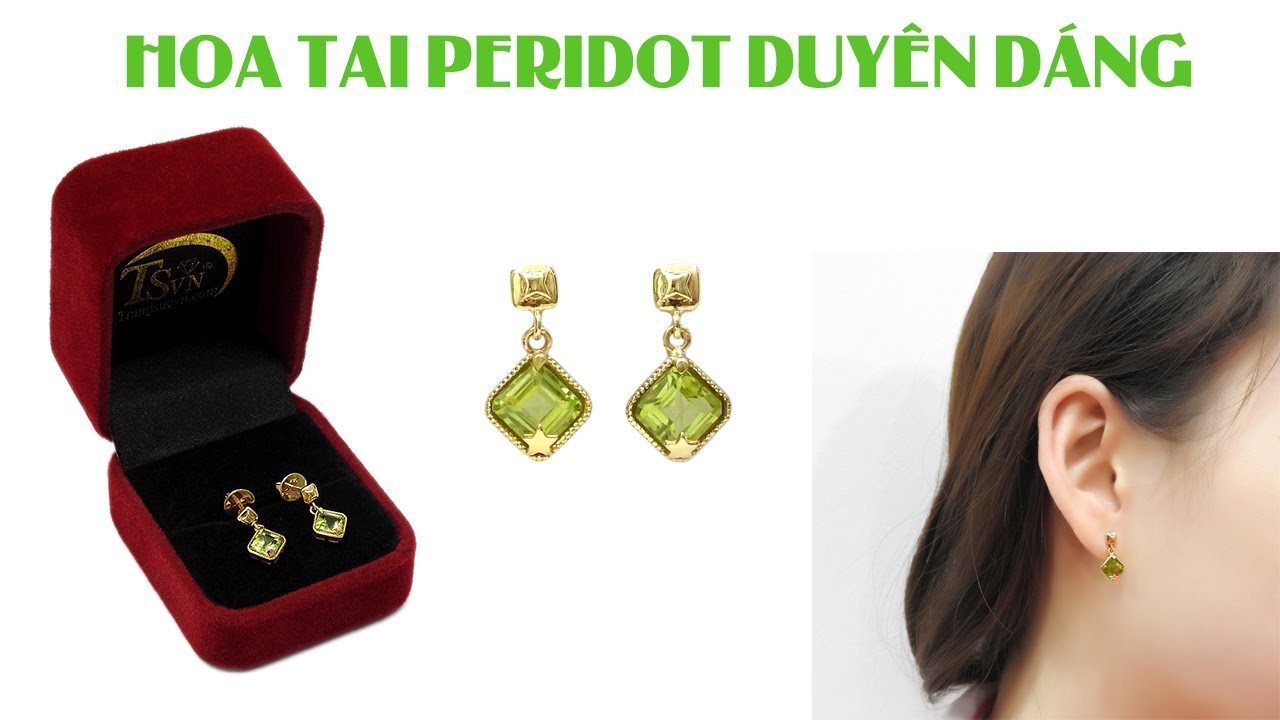 Hoa tai peridot Hoa tai peridot