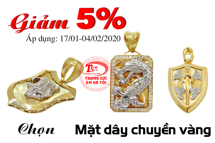 Mặt dây chuyền vàng