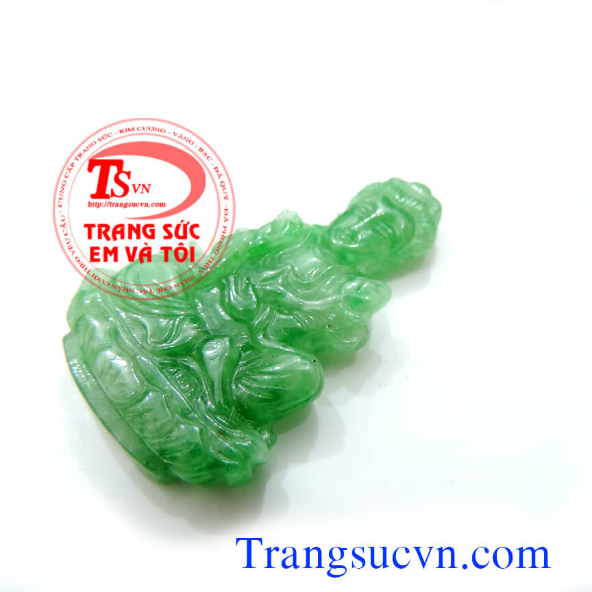 Phật quan âm ngọc đẹp, Phật quan âm ngọc màu xanh