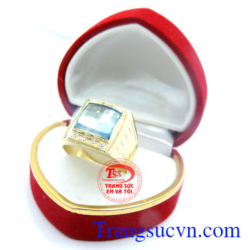 Nhẫn nam đeo hợp thời trang, chất lượng vàng đảm đeo bền đẹp sáng bóng, tinh tế và sang trọng dành cho phái mạnh, nhẫn nam phù hợp đeo ngón giữa và ngón áp út