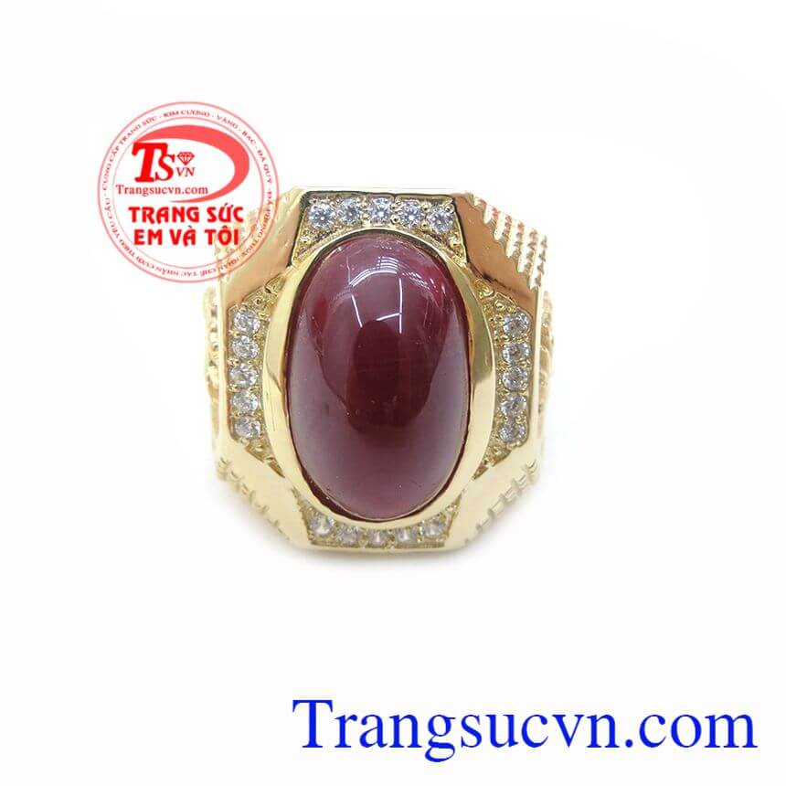 Nhẫn Nam Ruby Rồng Vàng Đẳng Cấp, Nhẫn nam Ruby, nhẫn nam thời trang