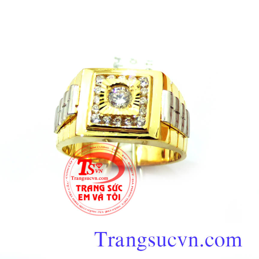 Nhẫn nam vàng kim cương nhân tạo giá tốt cho bạn dễ sở hữu chiếc nhẫn nam vàng tây đẹp cho bạn trang trọng và phong cách,Bán toàn quốc
