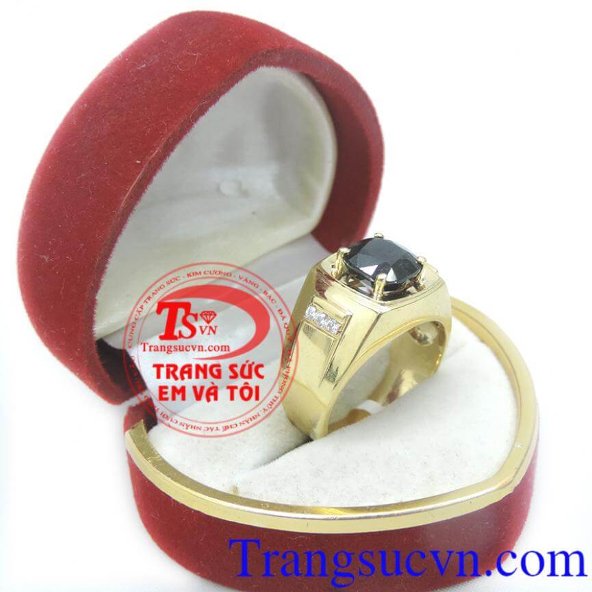 Nhẫn nam đá sapphire thiên nhiên, Nhẫn nam Sapphire, nhẫn nam sang trọng