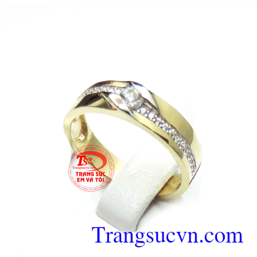 Nhẫn nam vàng tinh tế, Nhẫn nam vàng tây, nhẫn nam 10k nhập khẩu