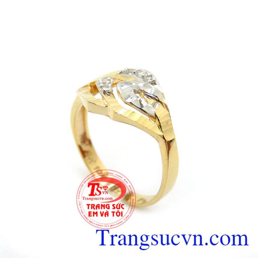 Nhẫn Cho Nữ Đeo 10k, Nhẫn Nữ Vàng, nhẫn nữ thời trang tinh tế