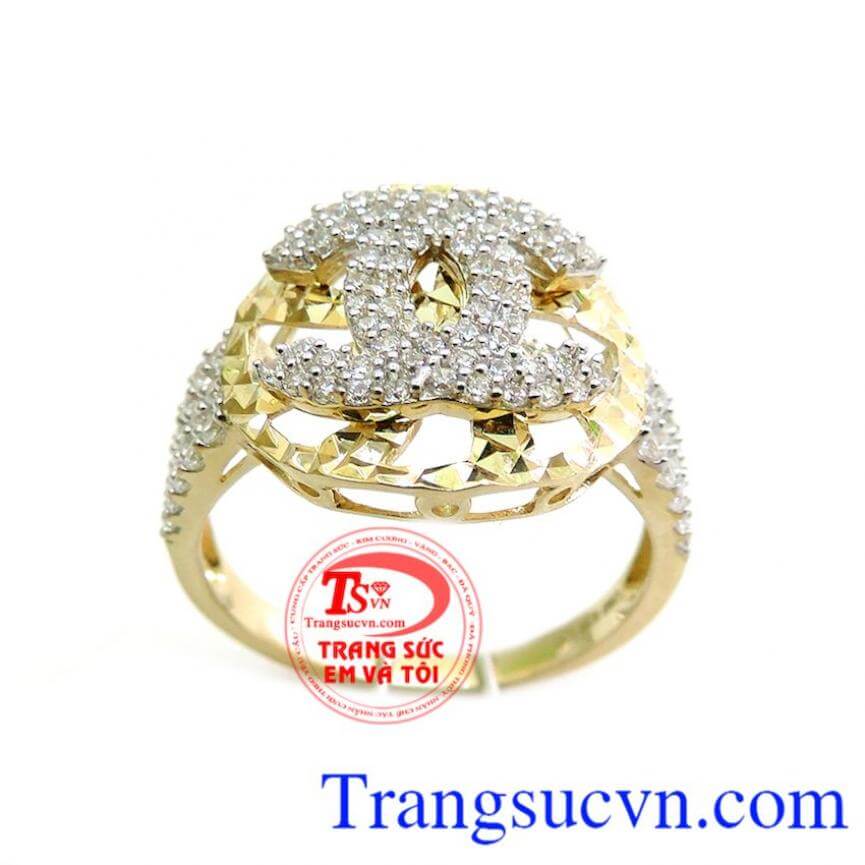 Nhẫn nữ chanel đeo nổi bật, Nhẫn Nữ Vàng, nhẫn nữ vàng thời trang tinh tế Nhẫn nữ đeo nổi bật, Nhẫn Nữ Vàng, nhẫn nữ vàng thời trang tinh tế