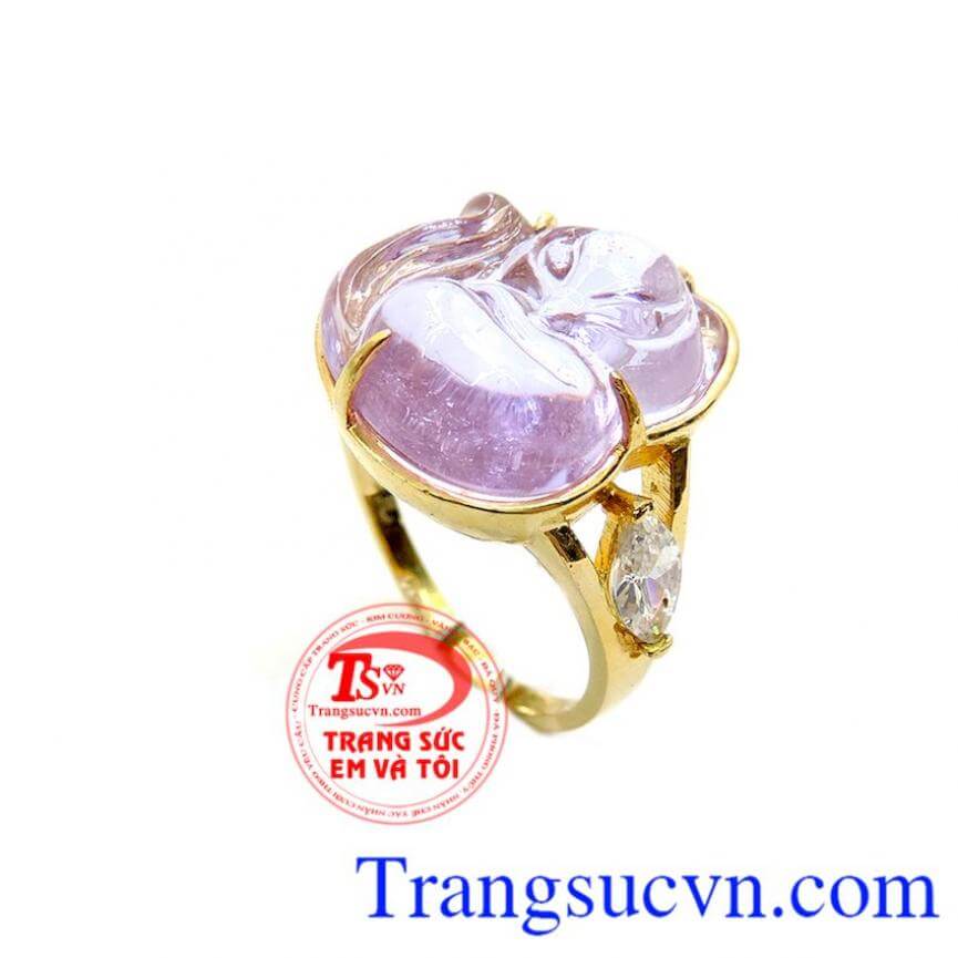 Nhẫn Nữ Hồ Ly 10k đẹp, Nhẫn nữ đá quý, nhẫn nữ vàng đính đá