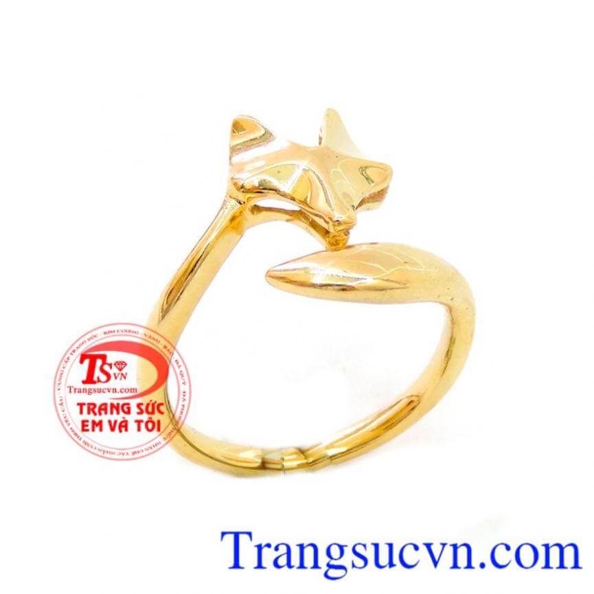 Nhẫn nữ hồ ly trơn, Nhẫn nữ đá quý, nhẫn nữ vàng đẳng cấp Nhẫn nữ hồ ly trơn, Nhẫn nữ đá quý, nhẫn nữ vàng đẳng cấp