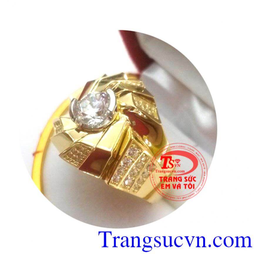 Nhẫn vàng tây bền đẹp, Nhẫn nam giá rẻ, nhẫn nam vàng thời thượng
