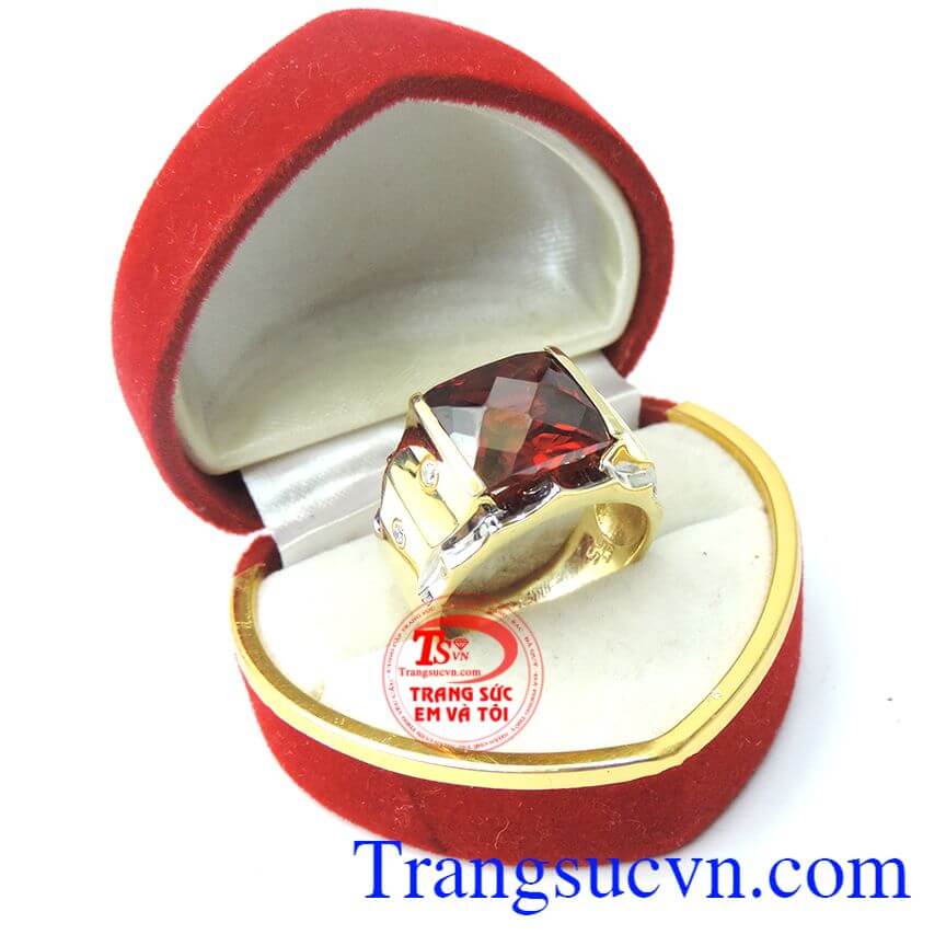 Nhẫn vàng tây đeo tay, Nhẫn nam đẹp, nhẫn nam vàng 10k