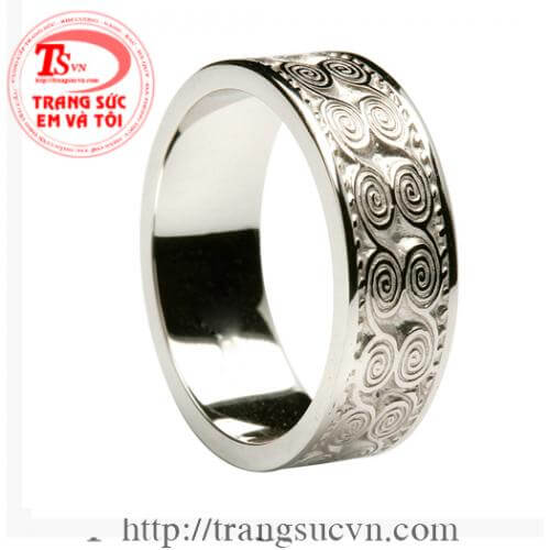 nhan_bac_xi_vang_trang , Nhẫn bạc xi vàng trắng