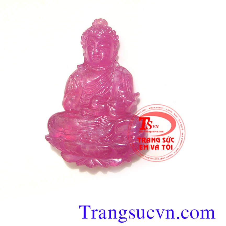 mat-phat-a-di-da-ruby-thien-nhien, Mặt phật a di đà ruby thiên nhiên