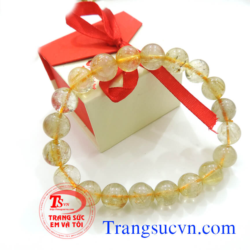 Vòng thạch anh tóc thiên nhiên